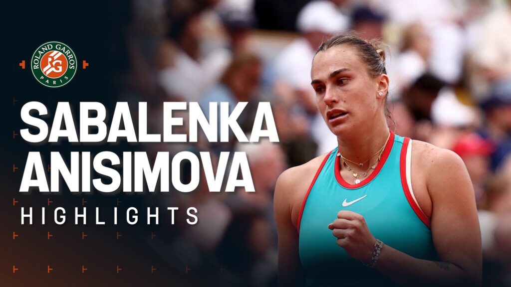 Aryna Sabalenka celebrates her third consecutive quarterfinal advancement at the French Open, showcasing her impressive skills.